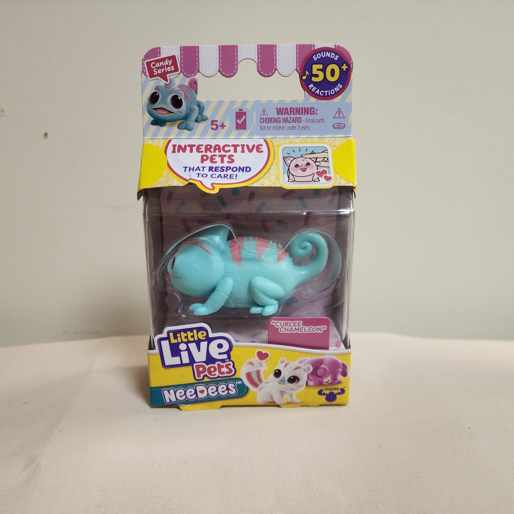 NeeDohs Interactive Chameleon Toy - Aqua